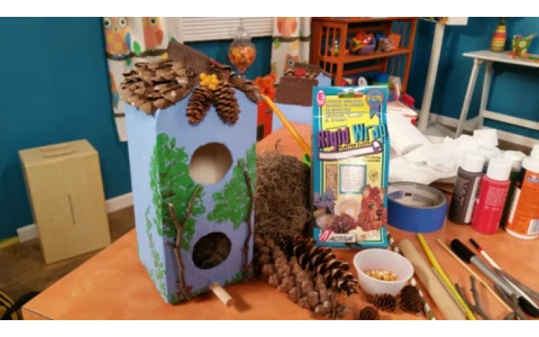 How to Make a Bird Feeder with a Milk Carton